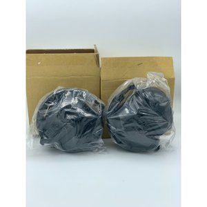 Noise reducing safety ear muff ear protection solid black 2 Pack